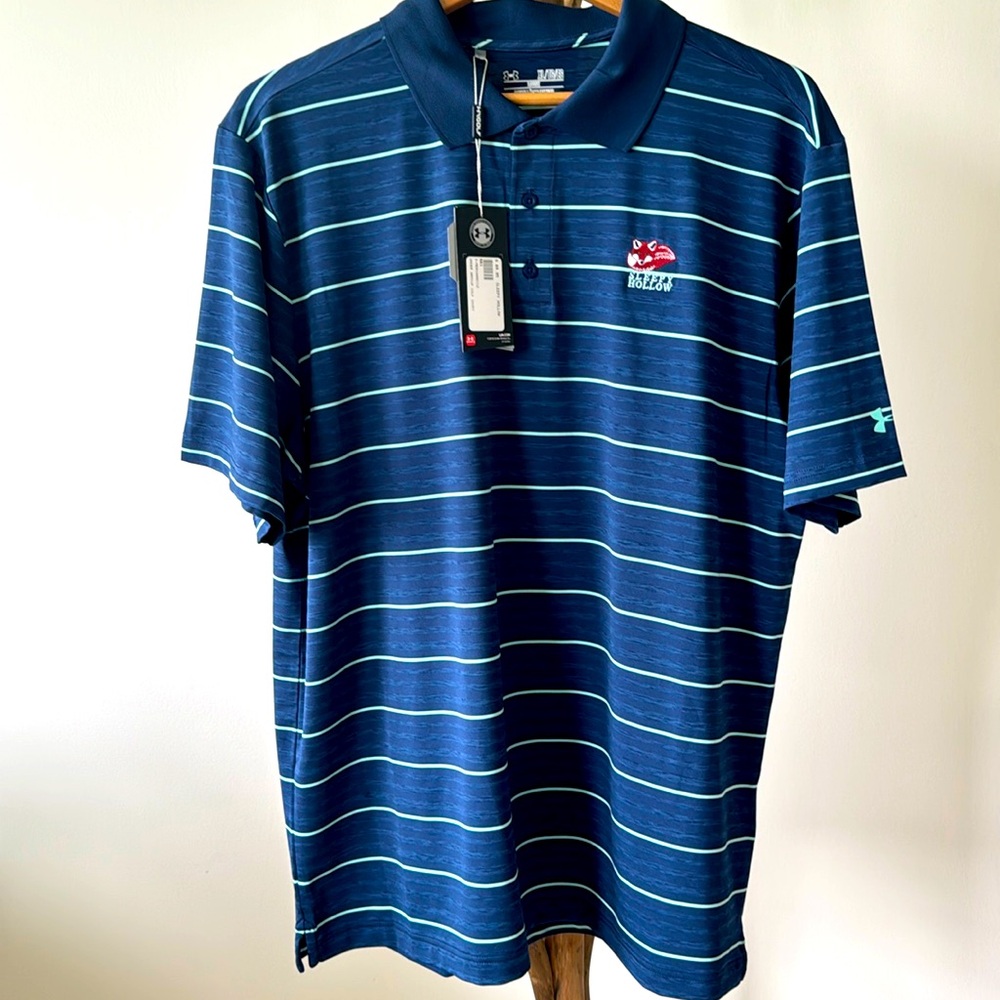 Under Armour NWT Golf Shirt Polo Sleepy Hollow Country Club Logo Fox X-Large - Picture 4 of 12